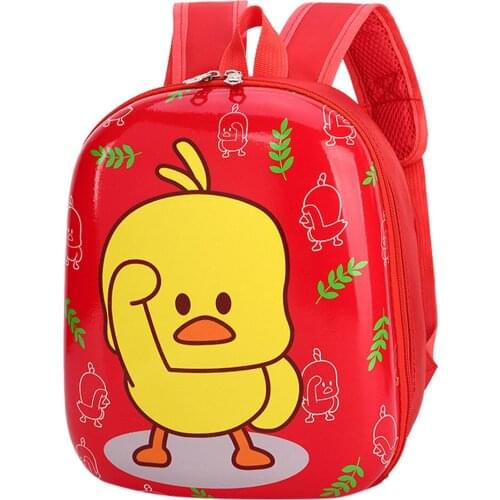 New Schoolbags Female Children Duckling Backpack Primary School Backpack Kid Bag Backpack For Baby Boys Girl Children Lovely Red