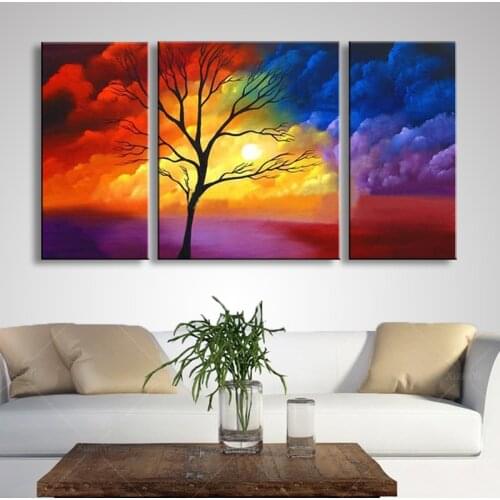 Handmade oil painting on canvas modern 100% Best Art Landscape oil painting original directly from artis LA3-155