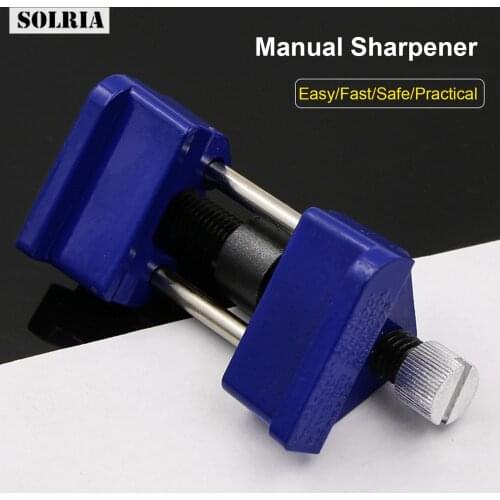 Manual Knife Sharpener Metal Wood Chisel Abrasive Tools Sharpening Blades Tool Adjustable Sharpener Woodworking Tools 1 Piece