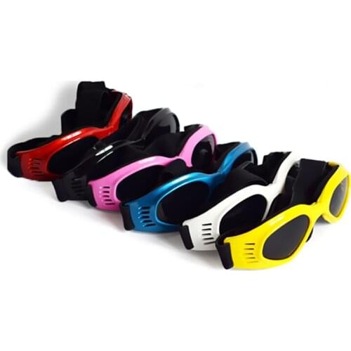 Heart-Shaped Sunglasses For Dog Adjustable Webbing Fashion Foldable Pet Ski Goggles Protection UV Dogs EyeWear Pets Products