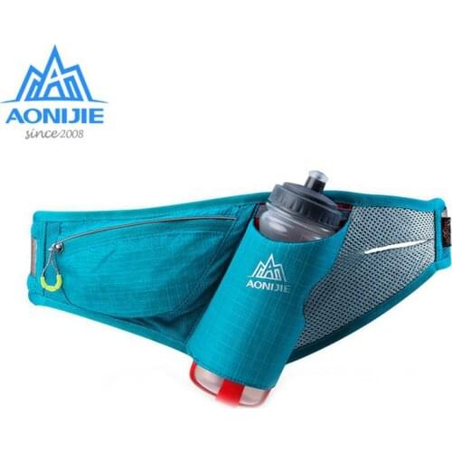 AONIJIE Outdoor Waist Belt Sports Hydration Packs Fanny Pack Phone Holder For Trail Running Camping Marathon With 600ml Bottle
