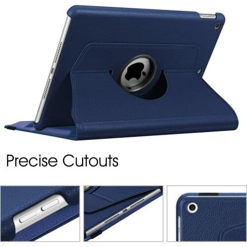 For iPad 10.2 inch Case 8th Generation 360 Degrees Rotating PU Leather Cover for Apple iPad A2270 A2428 A2429 A2430 Smart Stand