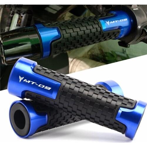 Flash Deals Motorcycle Accessories CNC PVC Handle Grip For Yamaha MT09 MT-09 MT 09 TRACER 900 700 GT FZ 09 FZ09 HandleBar Grips