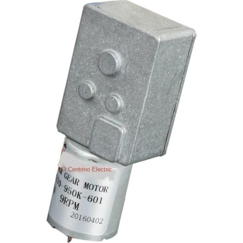 XCWL370 12V 24V 5-100RPM, DC worm gear motor, square gear box