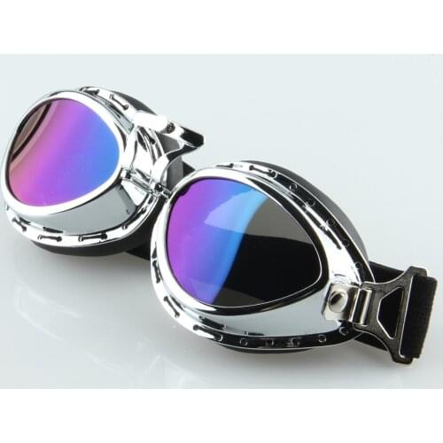 Motorcycle Motocross Bike Riding Goggle Eyewear Protect Glasses Color Lens UV-Protection Windproof Dustproof Retrovisor Moto ATV