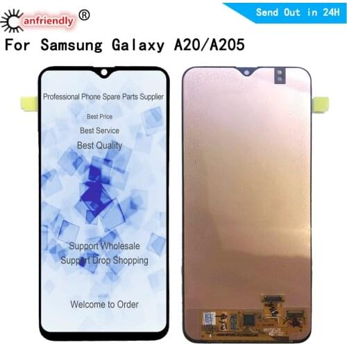 LCD Display For Samsung Galaxy A20 A205 SM-A205F A205G A205U A205W A205YN A20 LCD display Screen Touch panel Digitizer Assembly