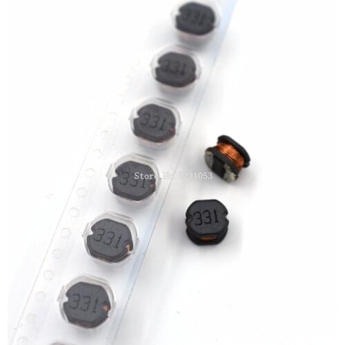 10PCS/LOT 330uH 330UH 331 SMD Power Inductor CD75 Inductors 7.8*7*5mm SMD Inductance