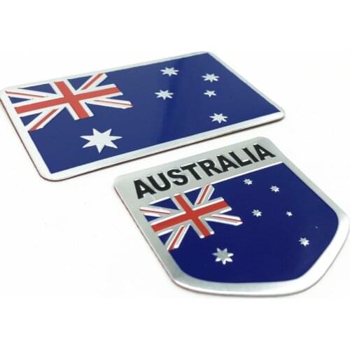 3D Australia National Flag Emblem Badge Sticker Auto Decal For Peugeot Ford Opel Vauxhall Buick Toyota Hyundai Mazda Mitsubishi