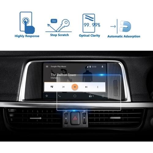 LFOTPP Car Multimedia Screen Protector For Optima UVO 2017 2018 Navigation Touch Center Display Auto Interior Protect Sticker