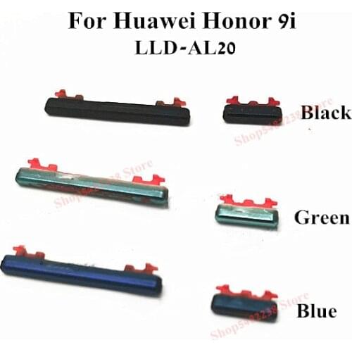 10 Pcs/Lot Original Power side button For Huawei Honor 9i LLD-AL20 Power Volume ON OFF side Keys Case Cover Replacement parts