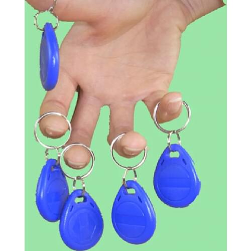 10pcs/Lot 125Khz Proximity RFID EM4305 T5577 Smart Card Read and Rewriteable Token Tag Keyfobs Keychains Access Control
