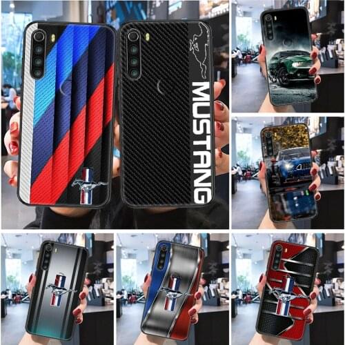 Mustang Shelby Sports Car Phone case For Xiaomi Redmi Note 7 7A 8 8T 9 9A 9S 10 K30 Pro Ultra Frosted black fashion waterproof