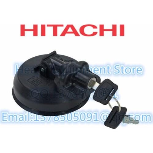 For Hitachi New Excavator ZAX-3G/5 Fuel Diesel Cap Cover With 2 Key Part Number FYA00010024