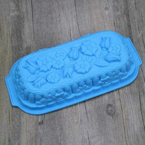 Tulip/rose Shape Candy toast Silicone Mold Flower Pastry Mould Soap Fondant Cake Molds DIY Cake Decoration Baking Tools