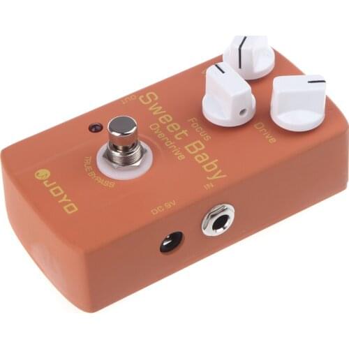 JOYO JF-36 Electric Guitar Effect Pedal Adapt To Various Overdrive Styles Sweet Baby Low-Gain Overdrive Special Focus Knob