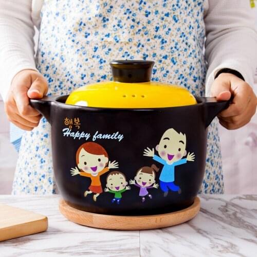 Pots and pans High temperature resistant ceramic Casserole with cover Pots for cooking pot kitchen soup pot casserole cookware