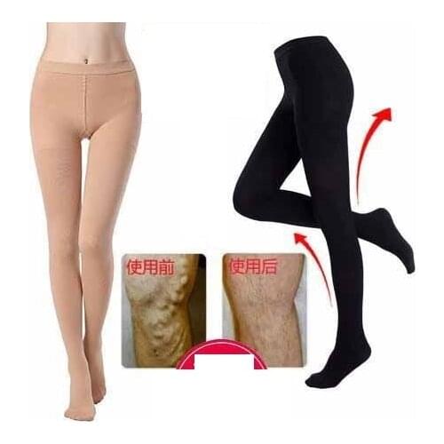 2 Pairs Lever 2 Medical Compression Pantyhose for Varicose veins Stockings 20-30 mmHg Compression Support pantyhose Thights