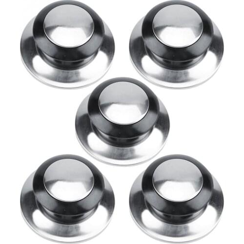 5Pcs/Set Lid For Cookware Pot Saucepan Kettle Lid Cookware Saucepan Kettle Lid Replacement Knobs Cover Holding Handles Pan Part