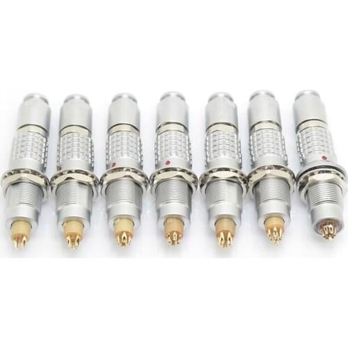 0B Series Push Pull Self-locking Plug Socket 2 to 9 pins Circular Connectors