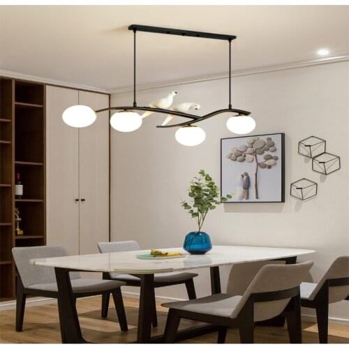 NEW Scandinavian style bird chandelier simple modern creative lighting for restaurant kitchen bar indoor chandelier