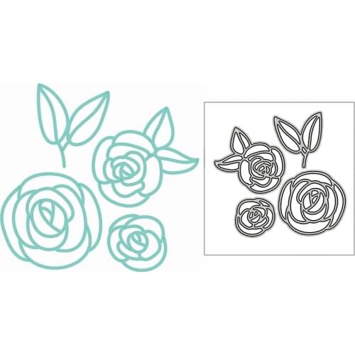 New Romantic Love Rose Bouquet 2020 Metal Cutting Dies for DIY Scrapbooking and Card Making Decorative Embossing Craft No Stamps