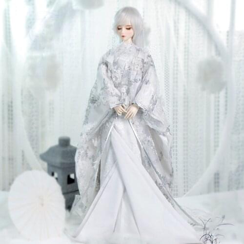 1/4 1/3 BJD Clothes Japanese Ancient Costume Kimono Hanfu Outfit for BJD/SD MSD Girl ID72 80cm Strong Uncle Doll Accessories 181