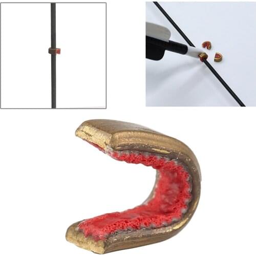 1Pcs/pack Bow String Buckle Brass Nock Point Stabilizing Compound Recurve Bow String Buckle Suitable Arrow Archery Shooting