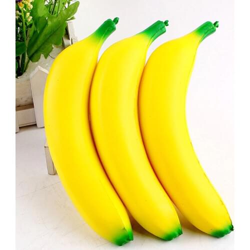 Squishies Slow Rising Antistress Jumbo Charms Banana Fruit Soft Squishy Squeeze Toy Stress Relief Anti-stress Fun Kids Toys