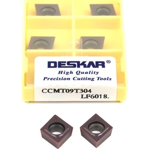 CCMT060204 CCMT09T304 CCMT09T308 CCMT120404 LF6018 CNC Lathe Cutting Tool Carbide Inserts Stainless Steel External Turning Tools