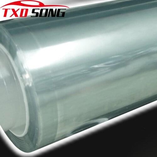 50cm*100/200/300/600cm 3 Layers Glossy PPF Clear Protection vinyl film For Vehicle Paint Scratch Shield Car stickers Motorcycle