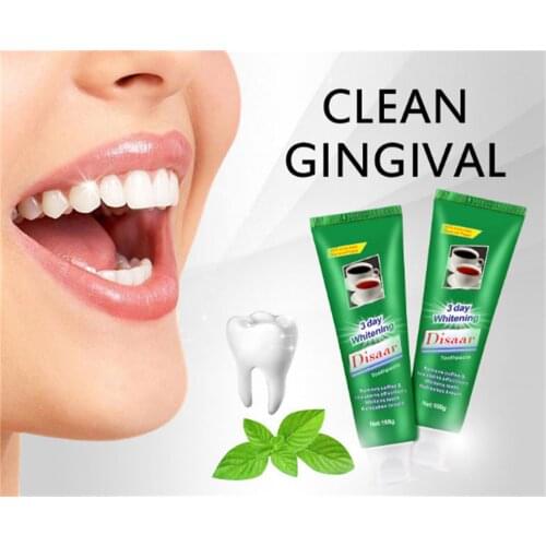 Disaar charcoal toothpaste creme dental Activated Charcoal Teeth Whitening Toothpaste Natural Black Mint Flavor Herbal