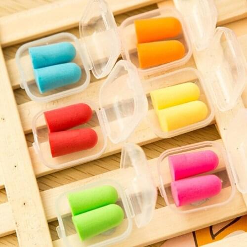 1 Pair Ear Plugs Anti-Noise Anti-Snore Noise Stopper Sound Reduction Earplugs Sound Insulation Ear Protection For Study Sleep