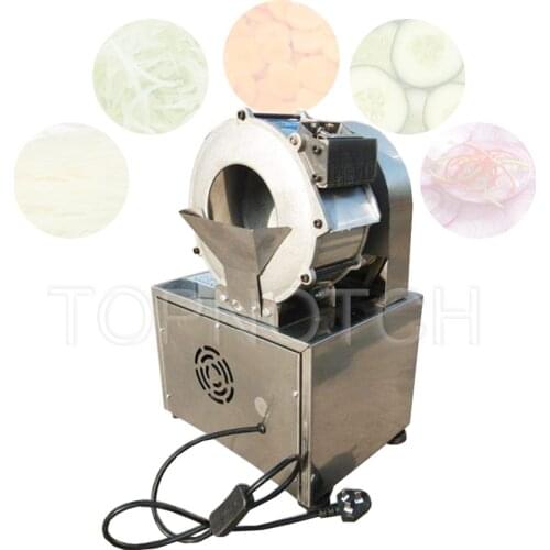 2.5-3Kg/Min Electric Food Vegetable Cutting Machine Cutter Slicer Cabbage Chilli Potato Onion Slice Strip Cutting Machine