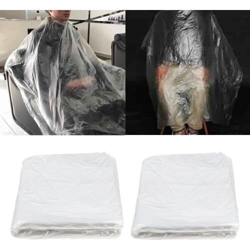 450 Pieces Disposable Hair Cutting Cape Gowns Capes Apron Home Hairdressing