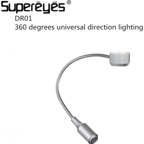 Supereyes DR01 Microscope Accessory 360 Degrees Universal Spotlight For Digital Microscope B011 Accessory High Quality