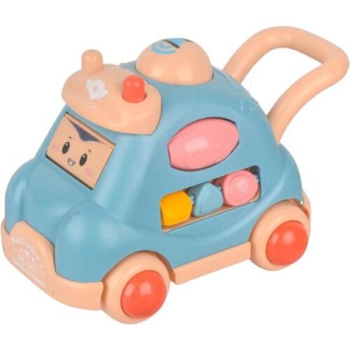 Push Car Gentle Car Light Music Sound Bright Color Kids Push Going Car for Children