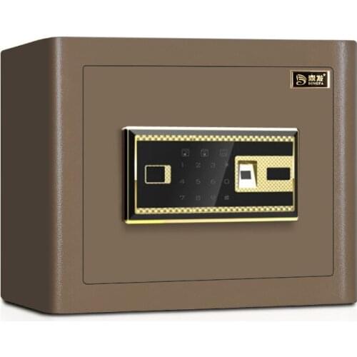 Safe household 30cm high small fingerprint password hotel all-steel safe deposit box