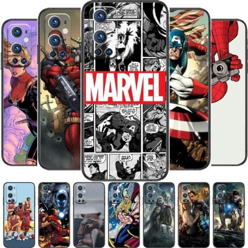 Avengers Marvel For OnePlus Nord N100 N10 5G 9 8 Pro 7 7Pro Case Phone Cover For OnePlus 7 Pro 1+7T 6T 5T 3T Case