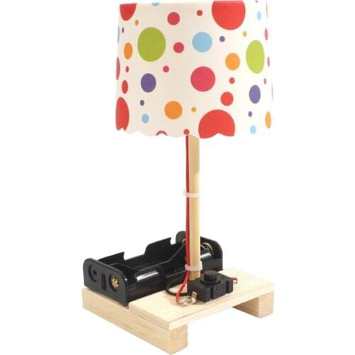 Children hands on physics experiment assemble kit IQ training intelligence