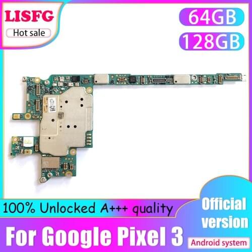 Replacement Disassemble Logic Board For Google Pixel 3 Motherboard Unlocked 64GB 128GB With Full Chips