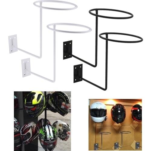 4x Motorcycle Helmet Metal Holder Stand Cowboy Hat Wig Scarves Display Rack Hanger