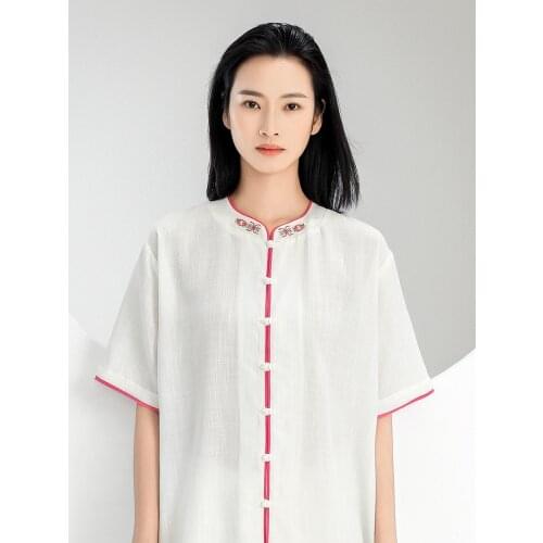 2021 New Style Short Sleeve Women Kung Fu Tai Chi Uniform Traditional Chinese Clothing Summer Martial Arts Uniform Free Shipping