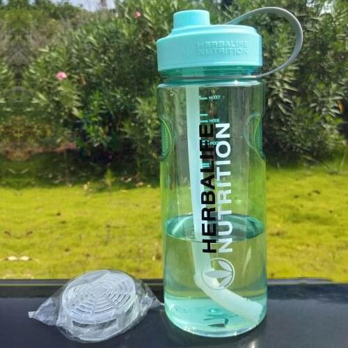 Wholesale 1000ml Herbalife nutrition water bottle 24Fit Milk Shake Bottle straw bottle sports bottle plastic Space Bottle Kettle