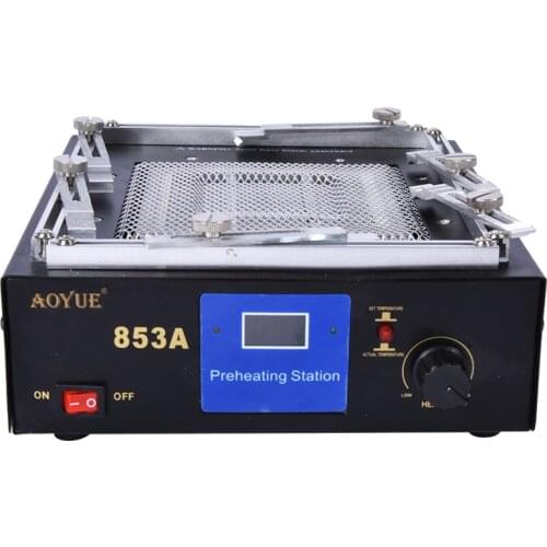 110V/220V Infrared Digital Preheating Station Table Rework Station Soldering Station IR Preheating Heating Disk Area 130*130 mm