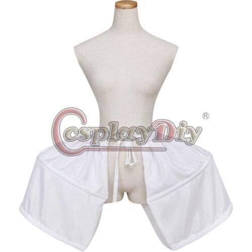 Rococo Dress Crinoline Petticoat Flower Girl Women Medieval Victorian Dress Underskirt Cosplay Accessories White Version