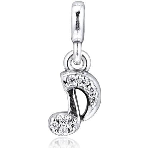 My Musical Note Charms 925 Original Fit Pandora Me Bracelets Sterling Silver Beads for Jewelry Making Kralen