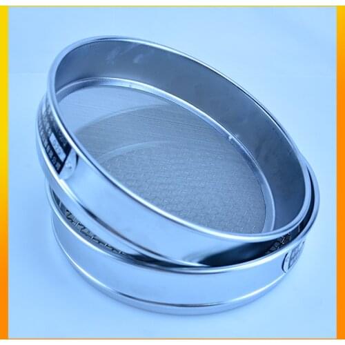 Standard Laboratory Test Sieve Sampling Inspection Pharmacopeia Sieve All 304 SUS Filter Mesh & Frame Dia30 cm 12 - 200 Mesh