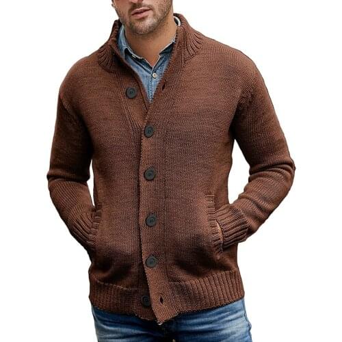 Spring Autumn 2021 Men' s Outwear Fashion Middle Length Causal Cardigan Homme