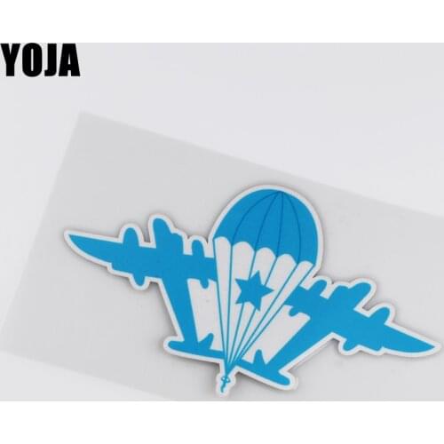 YOJA 15.3X9CM Creative Vinyl Decal Air Force Nickel Alloy Car Stickers ZT3-0018