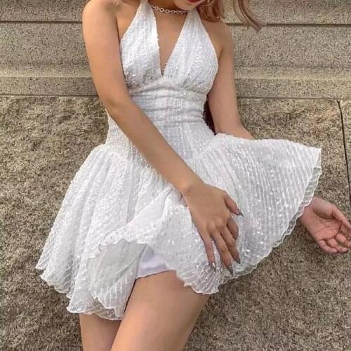 Wsevypo Summer Chiffon Dresses